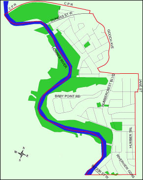 Map of Baby Point Area