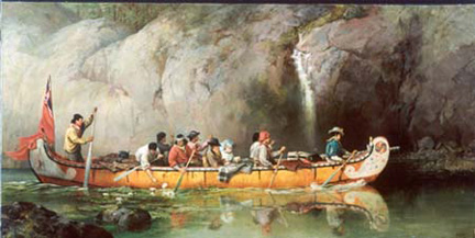 Voyageurs - 1869 by Frances Hopkins